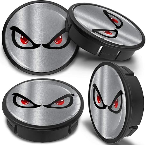 Skino Eu 0.157 x 2.362 in ABS Car Alloy Wheel Center Universal Llantas Hub Center Tapas Auto Tuning Logo Emblem Silver Gloss Black No Fear CX 8