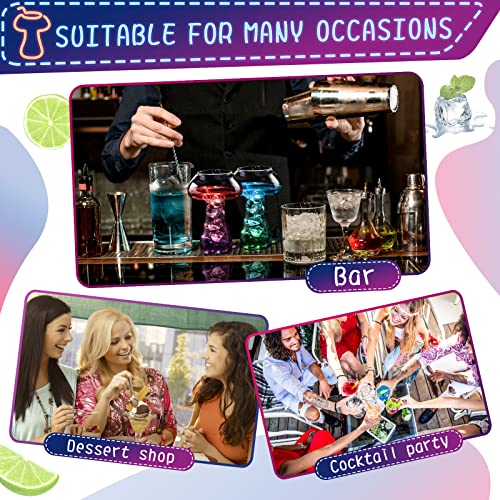 2 Pcs Mushroom Cocktail Glass Creative Martini Mushroom Glass Cup Glass Goblet Drink Cup For Wine Champagne Cocktail Home Bar Party, 260 Ml #TOP3