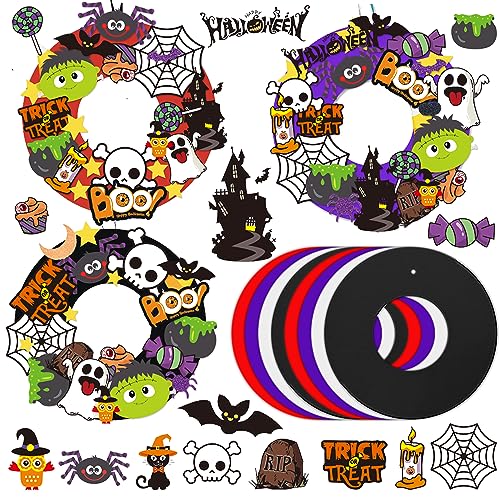 AFYHH Kit di 8 ghirlande di Halloween per bambini