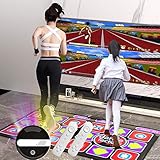 ♬ [Experiencia real]: esta alfombra de baile de TV / USB utiliza un chip altamente sensible, que puede brindarle una experiencia de baile de juego cómoda y excelente, una representación en tiempo real de las imágenes inmersivas de los jugadores y disfrutar de una experiencia real.