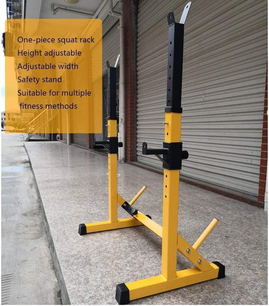 Barbell Stand Weight Lifting Rack Gym Family Fitness Pull-Up Bars Bench Press Strength Training Rack Home Indoor Gym Men's Fitness Barbell Rack Squat Rack Multifunctional Shelf Only Sell Shelves