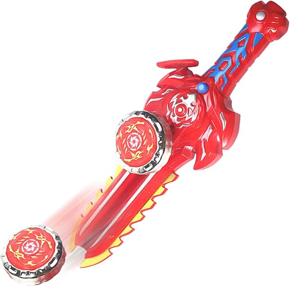 Top - Interactive Gyroscope Battle Toy, Light Up Sound Spinner with High Speed Rotation Mechanism, Activated Effects System, Ideal for Boys Girls Ages 6 Plus Playtime
