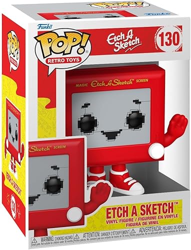 Funko Pop! Vinyl Retro Toys - Etch A Sketch - Figura de vinilo coleccionable - Idea de regalo - Producto oficial - para niños y adultos - Fans de