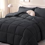 DOWNCOOL Comforter Queen Size-White All Season Duvet Insert -Lightweight Quilt-Down Alternative Hotel Comforter with Corner Tabs (White, Queen 88x92 Inches)