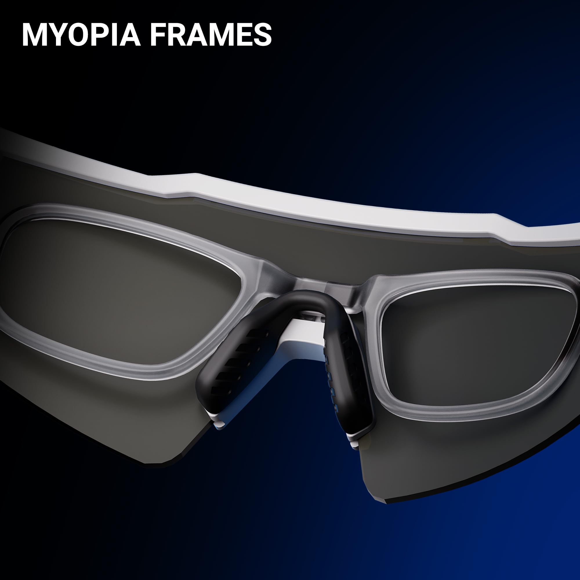 KAPVOE Gafas de Ciclismo Polarizadas TR90 K9023 con 4 Lentes Intercambiables