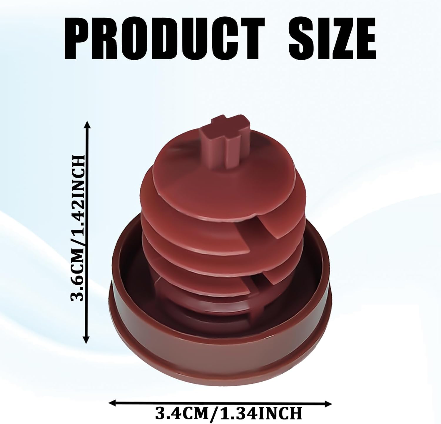 2PCS Red Hydraulic Power Steering Reservoir Cap Plug Cover Compatible with Honda Accord Odyssey CRV Civic RD5/7 Acura Replacement 53697-SB3-952 Honda Power Steering Fluid Cap