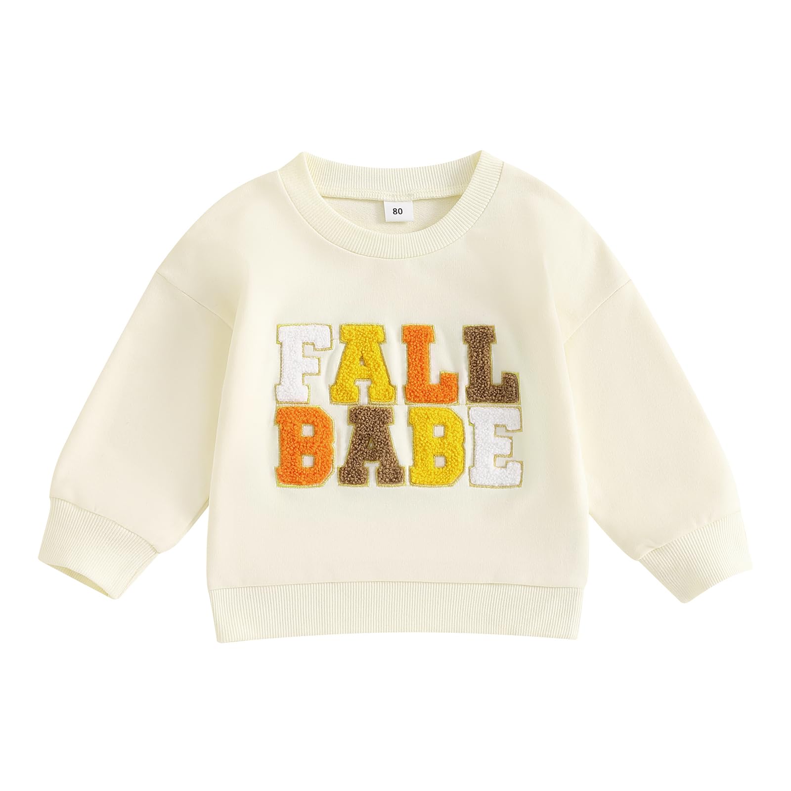 toddler girl boy fall baby outfit embroidered halloween sweatshirt oversized pullover sweater pumpkin clothes