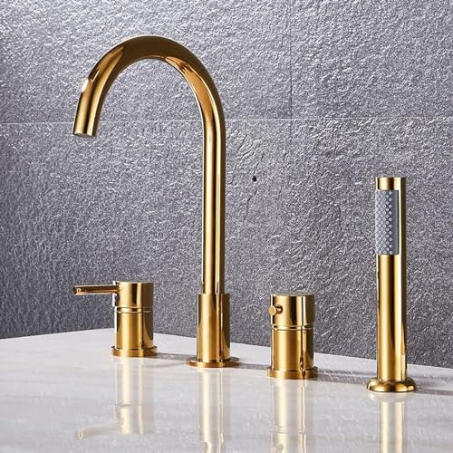 Mitigeur baignoire et douche Slish avec raccord en T et tuyau de remplissage fluide