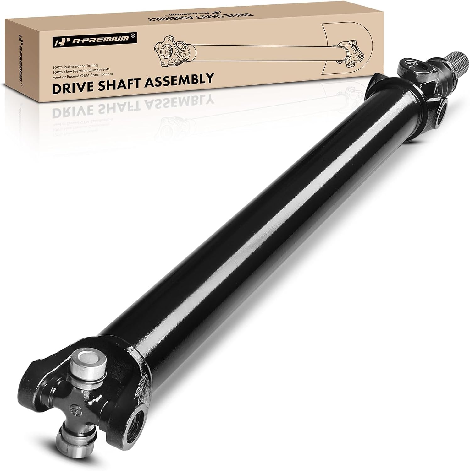 A-Premium 40.16" Front Drive Shaft Driveshaft Assembly Compatible with Chevrolet Express 1500 & GMC Savana 1500 2003-2014, [AWD, 135.0" Wheelbase], Replace# 15183355, Complete Prop Shaft
