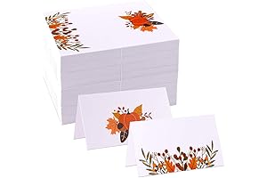 SICOHOME Fall Harvest Place Cards: Enhance Your Thanksgiving Dinner Ambiance