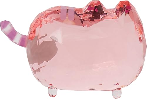 Miniatura 2 de Enesco Facets Pusheen - Figura de gato con corazón, 1.69 pulgadas, rosa
