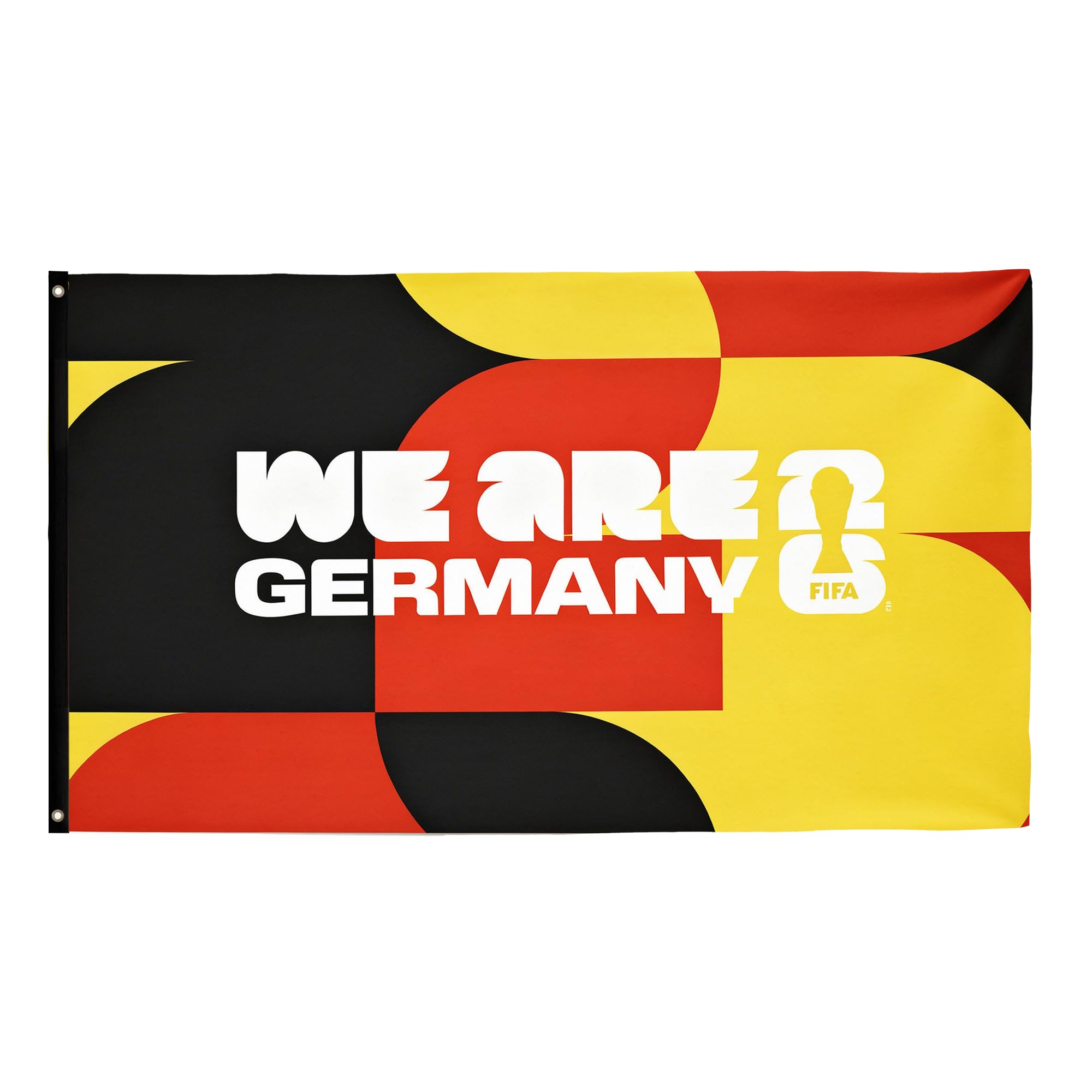 Hy-Pro Officially Licensed FIFA World Cup 2026 5ft x 3ft Germany Flag – National Team Supporter Banner – Vibrant Colours for Home, Garden & Match Day Celebrations