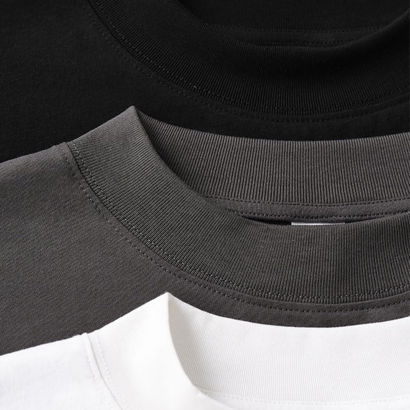 HBJWOV Men Lightweight Moisture-Wicking Breathable Short Sleeves Loose Round Neck Pullover T-Shirt Casual Outdoor Vest