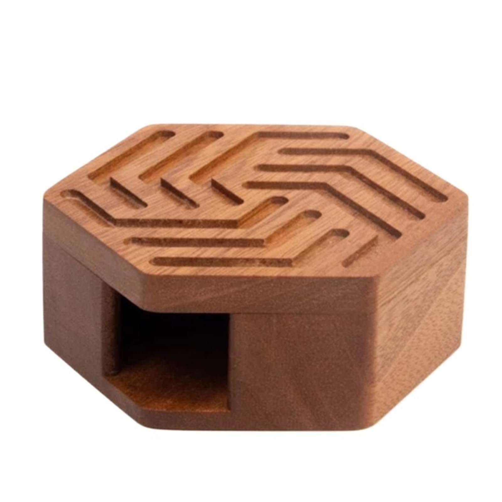 2 stücke Holz Kaffee Filter Papier Lagerung Box Halter 51mm 53,0mm 58mm 60mm Massivholz lagerung Für Kaffeebar(Brown)