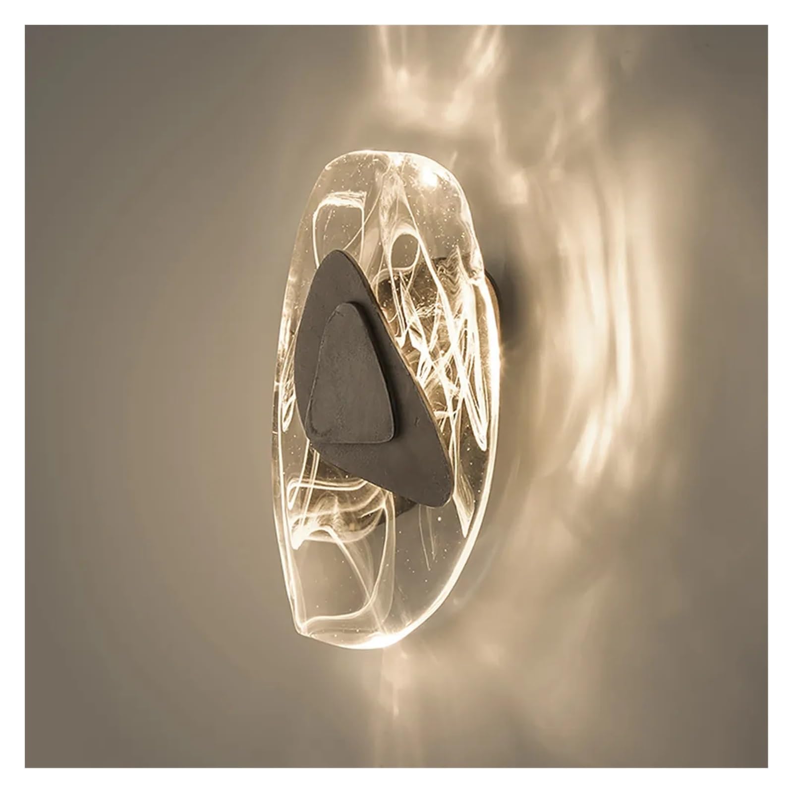 MESOVFCA Crystal Led Wall Lamps Living Room Background Light Bedroom Bedside - Aisle Staircase