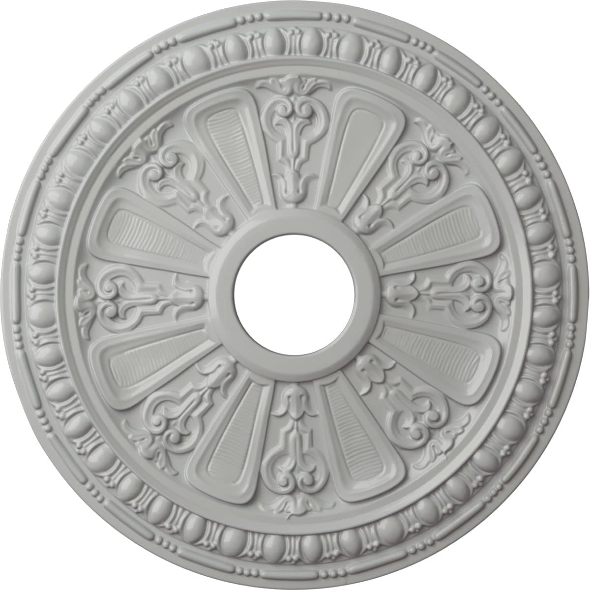 Ekena Millwork CM18RAFRF Raymond Ceiling Medallion, 18 1/8 OD 3 5/8 ID x 1 1/8 P, Frost