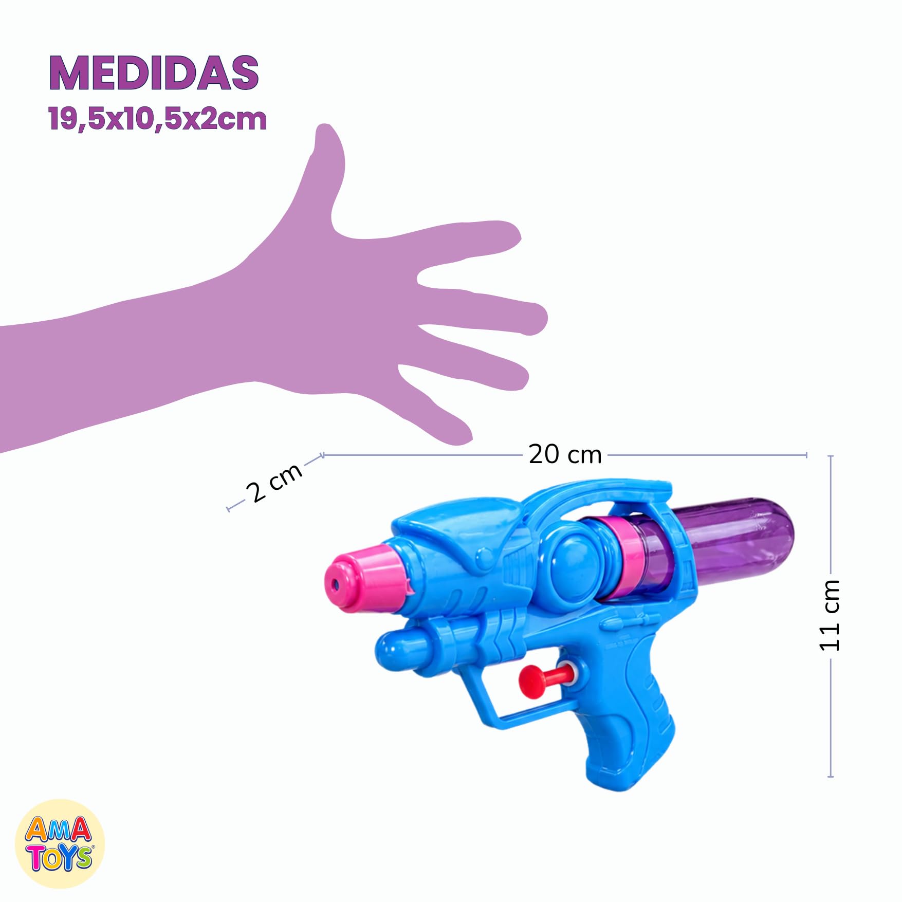 Pack de 36 Mini Pistolas De Agua para Niños - Juguete Divertido De Verano - Ideal para Playa, Piscina Y Jardín - Fáciles De Usar - Cumpleaños (Mix_36_3)