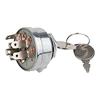 Vista 6 de Ignition Switch Compatible with Exmark Lazer Z, Lazer Z XP & Toro Z 500, Z Master with 60" and 72" Deck, 3 Positions, 6 Terminals, Replaces