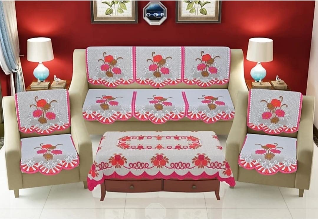 Ultica Fab Sofa Cover with Table Cover 3 Seater and 2 Seater, 5 Seater