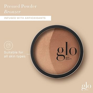 Glo Skin Beauty Bronze Mineral Pressed Powder Bronzer for Face, 0.31 oz