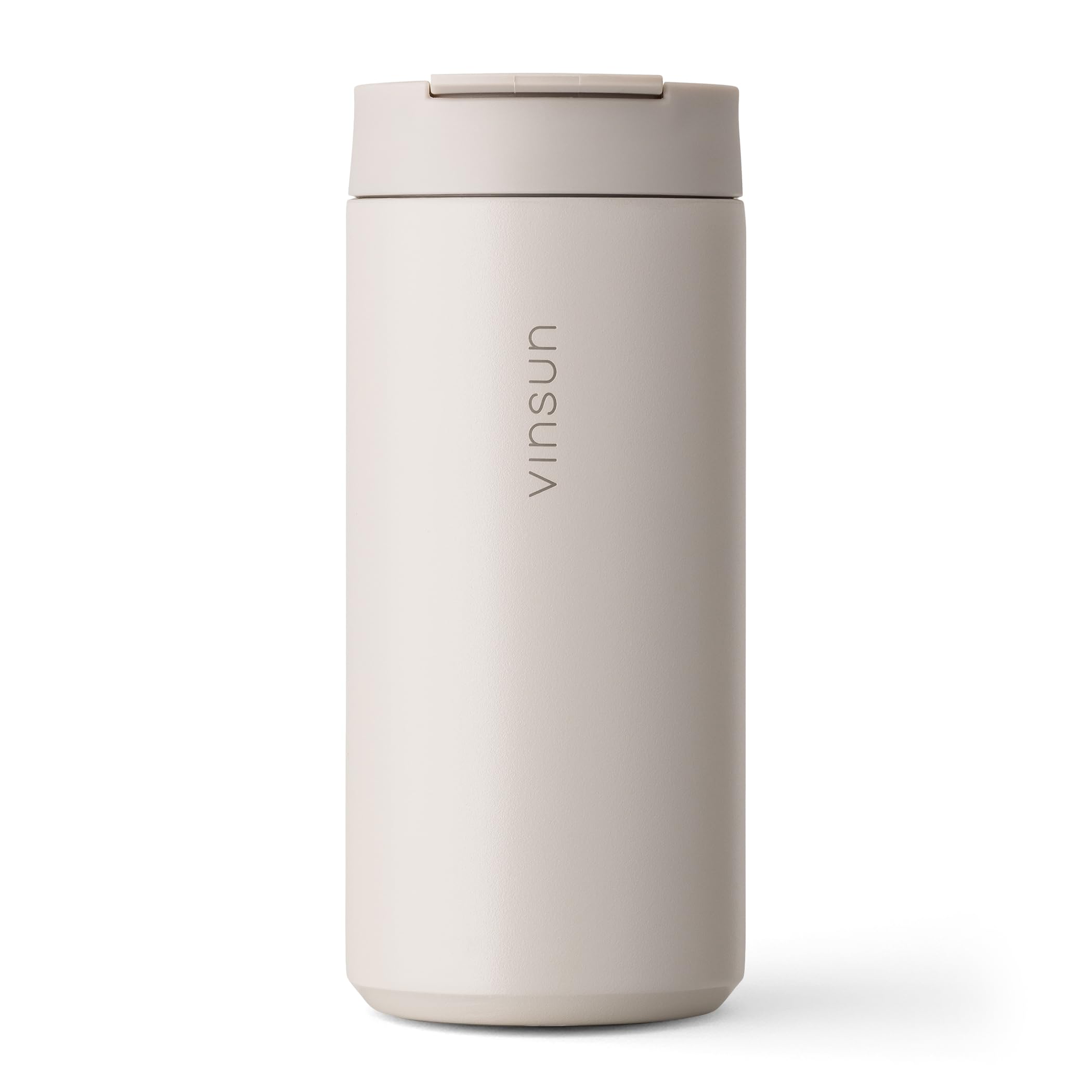 VINSUN Travel Mug to Go 350ml with Lid - Stainless Steel, Leak-Proof