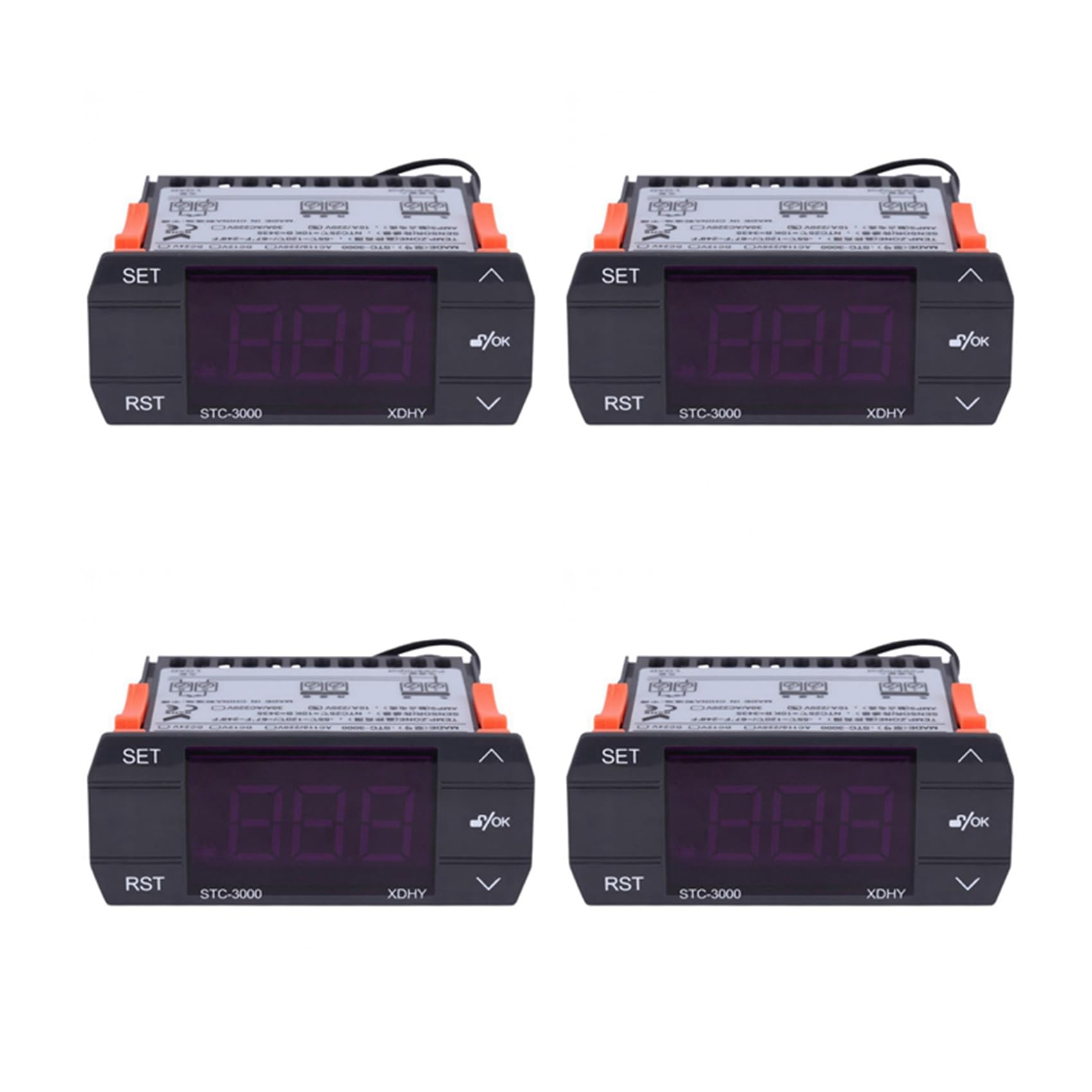 4X -3000 110 V-220 V 30A Naciśnij Cyfrowy Termostat Regulatora Temperatury z Narzędziem KontrolująCym Czujnik