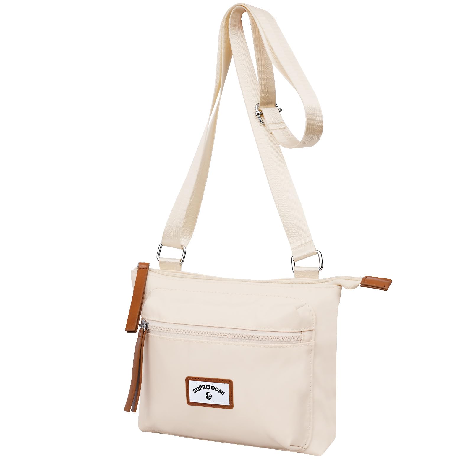 SUPROMOMI Crossbody Bags for Women, Small Nylon Handbags Travel Purses Phone Shoulder Bag