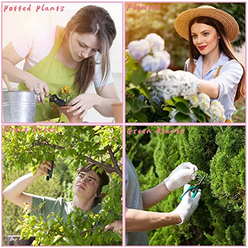 3 Pcs Garden Scissors Floral Shears,Professional Floral Scissors With Comfortable Grip Handle,Premium Garden Pruning Shears For Plants Trimming And Fruit Picking Trimming,Pink #TOP5