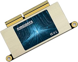 KINGDATA SSD for MacBook 256GB NVMe PCIe Gen3x4 M.2, Internal Solid State Drive Upgrade for MacBook Pro A1708 (2016-2017)