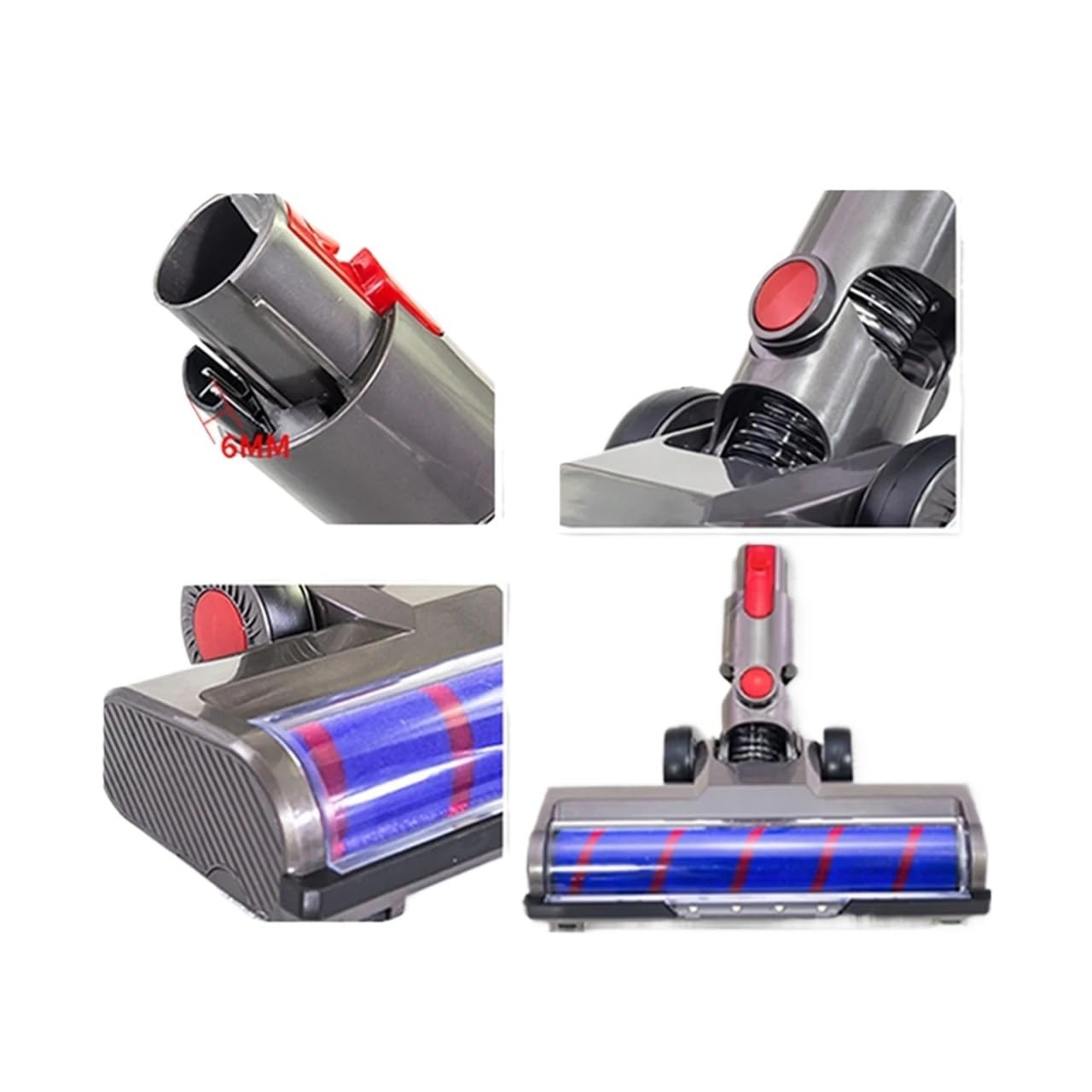 Direktantriebs-Reinigungskopf, Kompatibel for Dyson, V7 V8 V10 V11 V15