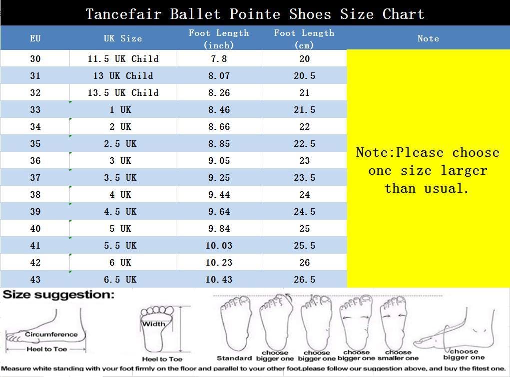 Scarpette da Danza Classica Pointe Scarpe da Danza Balletto Scarpe da Ballo Punta in Raso con Nastro Cucito e puntali in Silicone per Ragazze da Donna