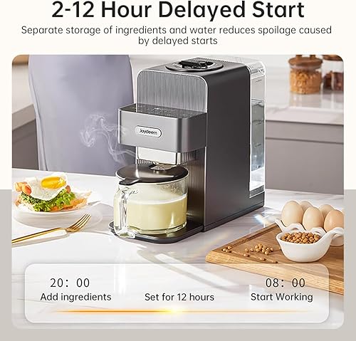 Miniatura 5 de Joydeem Máquina automática para fabricar leche de soja, licuadora de cocción caliente para leche de soja, leche de nuez, pasta, alimentos y jugos