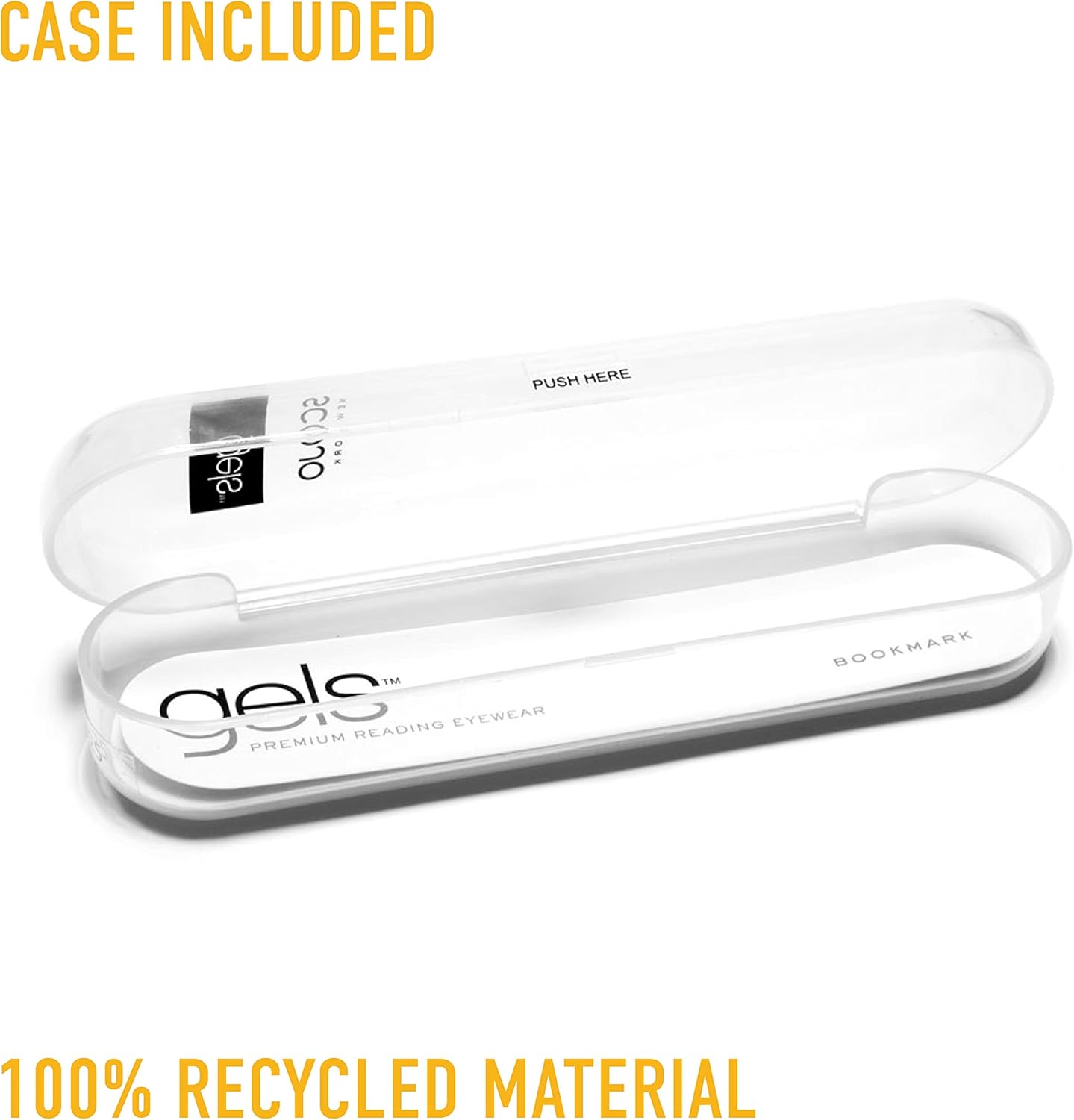 Nеw Dеаl Reading Glasses by SCOJO New York, Gels Manhattan Readers, Rectangle Glasses, Matte Black, 2.50 Magnification