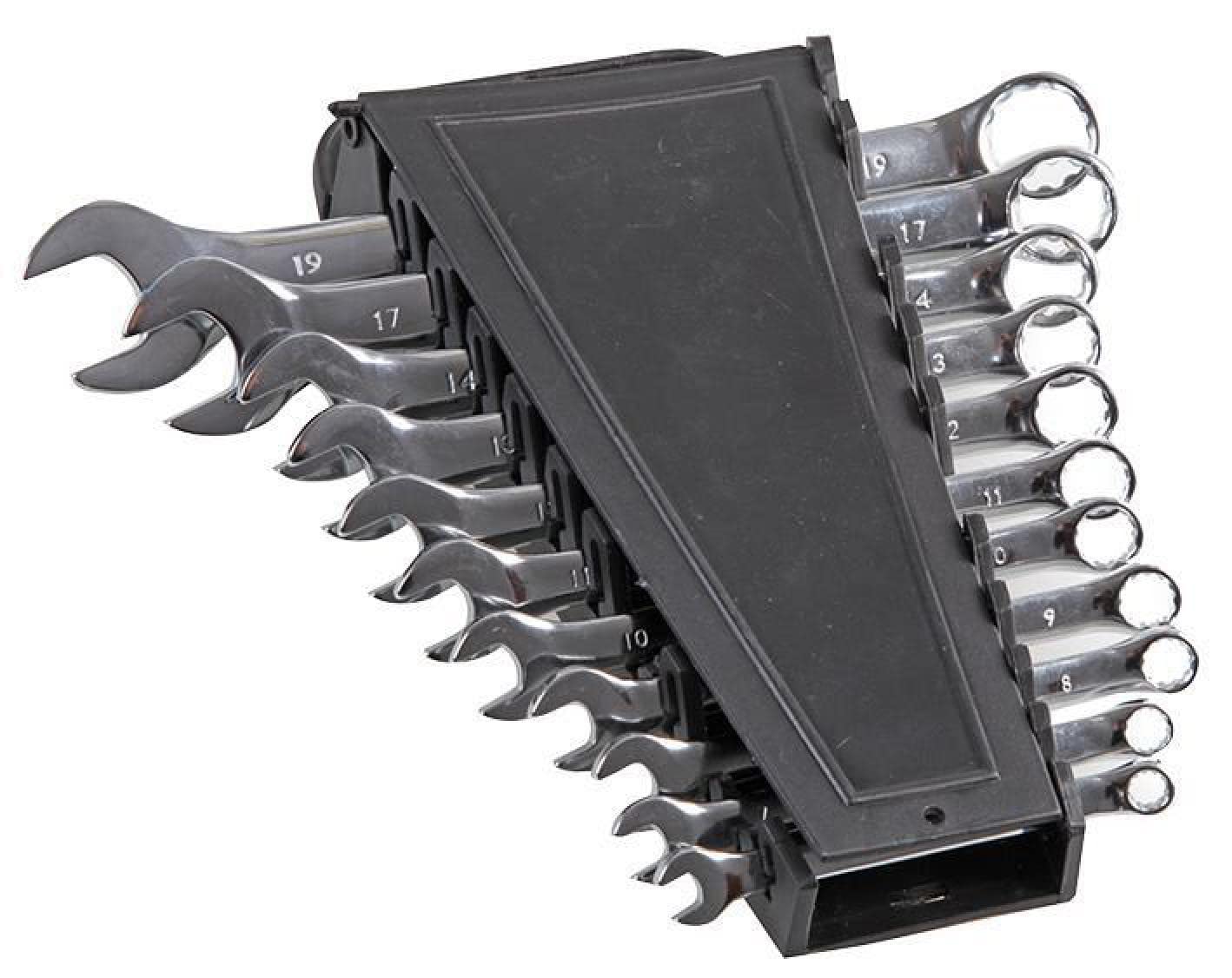 Duratool D02322 Combination Spanner Set, 11 Piece