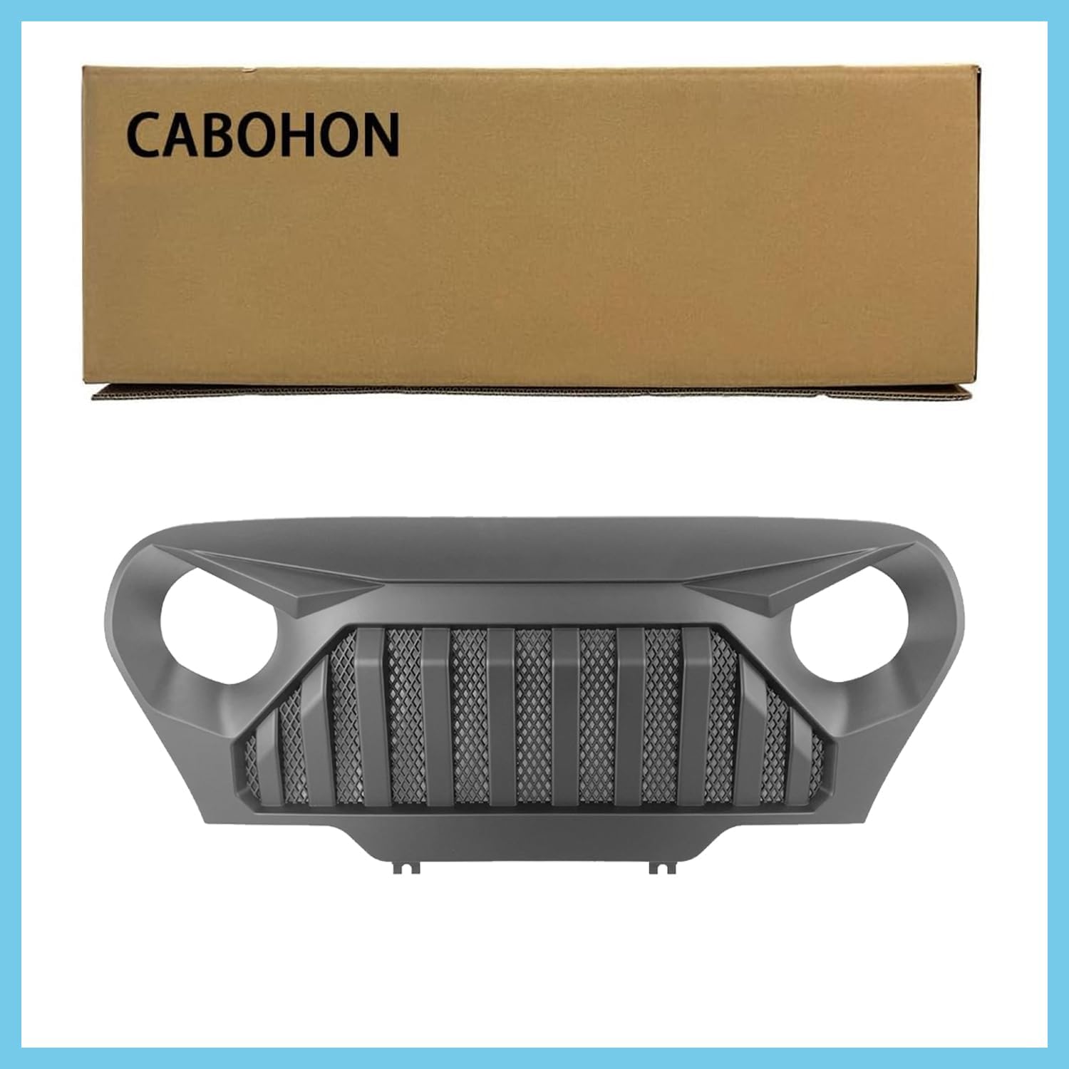 Front Vader Grill For Jeep Wrangler TJ 1997-2006 Gladiator Mesh Grille Cover