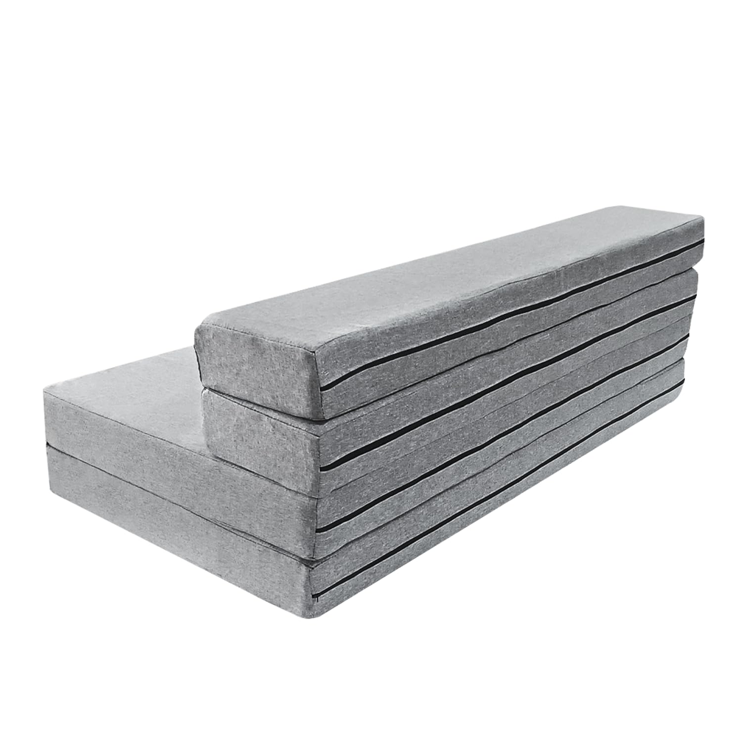 Sofá Cama y Colchón Plegable, Ideal para Camping, Apartamentos, Viajes, Invitados (135 x 190 x 11)