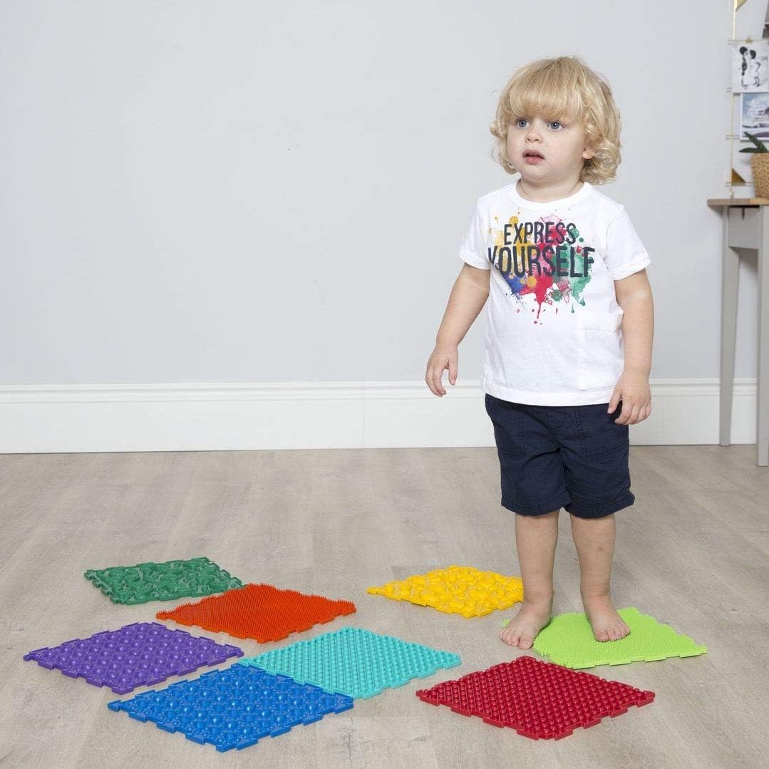 Amazon.co.jp: 感覚マットモジュールセット マッサージゲームマット