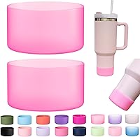 Vista 12 de Stanley - Paquete de 2 botas de silicona para vaso Stanley 40 de 30 oz Quencher Adventure, IceFlow 30 de 20 onzas, protector de copa Stanley