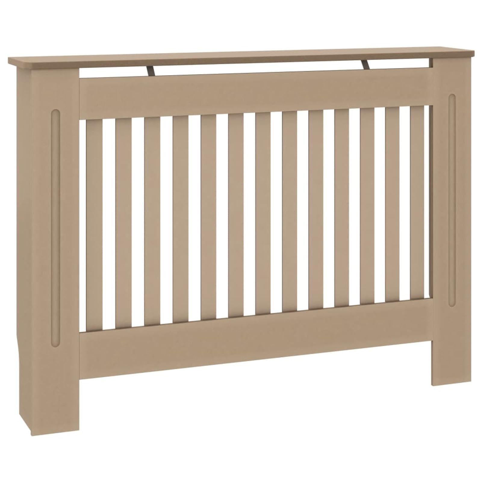 Brokky Cache-radiateur 112x19x81,5 cm MDF,Meuble Chambre Adulte,Grille Cache Radiateur