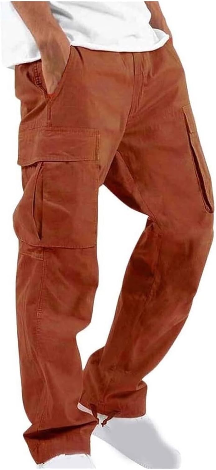 Jogging Pants Men's Cargo Pants, S-5XL, Men's Cargo Trousers, Leisure Loose Cargo Pants, Lightweight Work Pants
