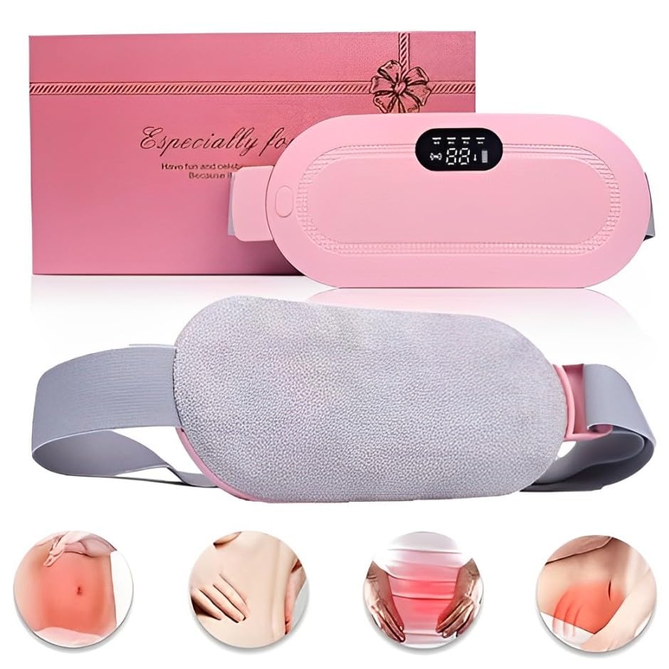 VIFORA Period Cramp Relief Massager & Heating Pad for Period Cramps Portable Cordless Periods Cramps Relief Machine 3-Temp. & 4-Massage Mode Fast Heating Menstrual Period Pain Relief Device for Women (B0DCGJ3D59) Amazon Price History, Amazon Price Tracker