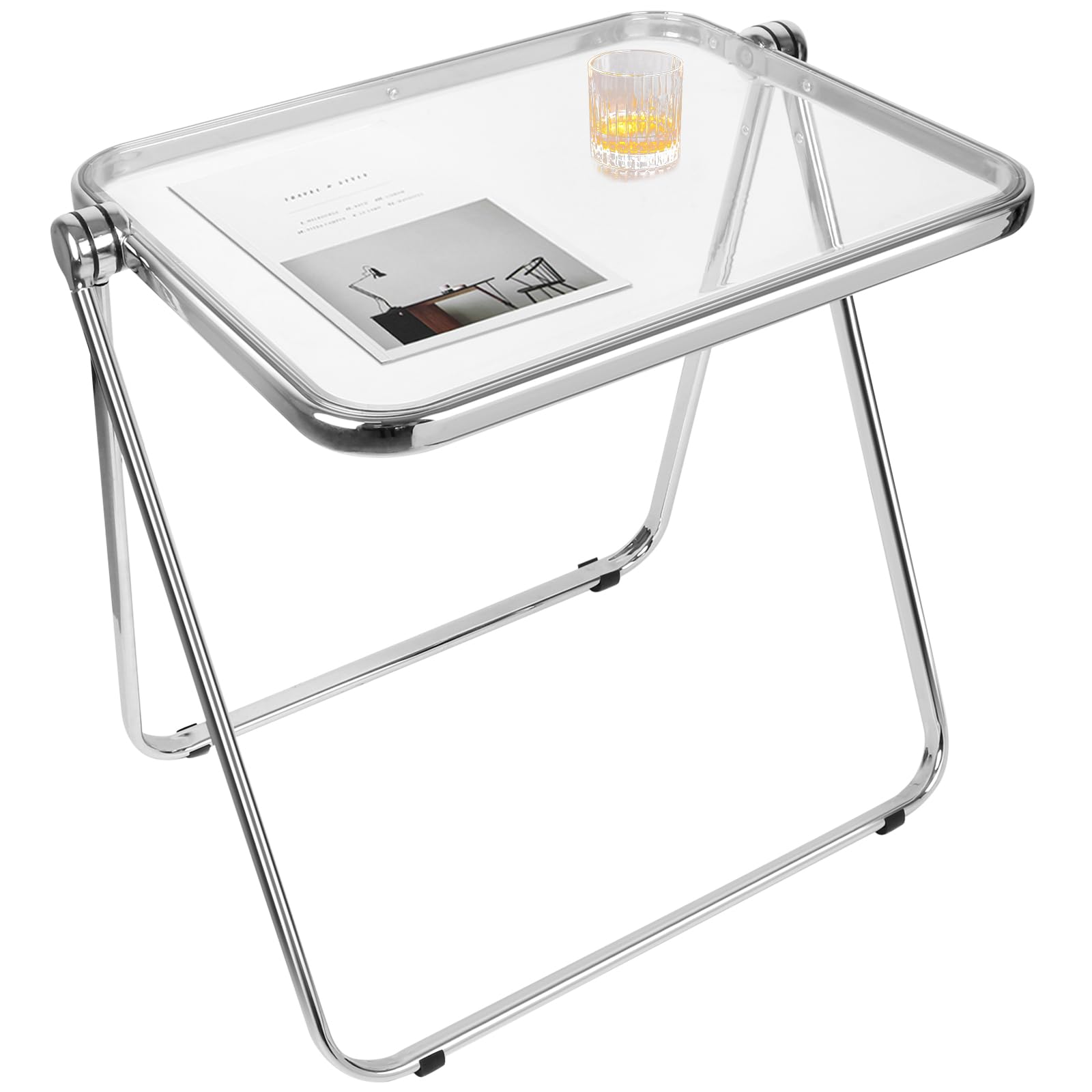 Table pliable table pliante en acrylique pour tables de pique-nique et petit bureau d'appoint