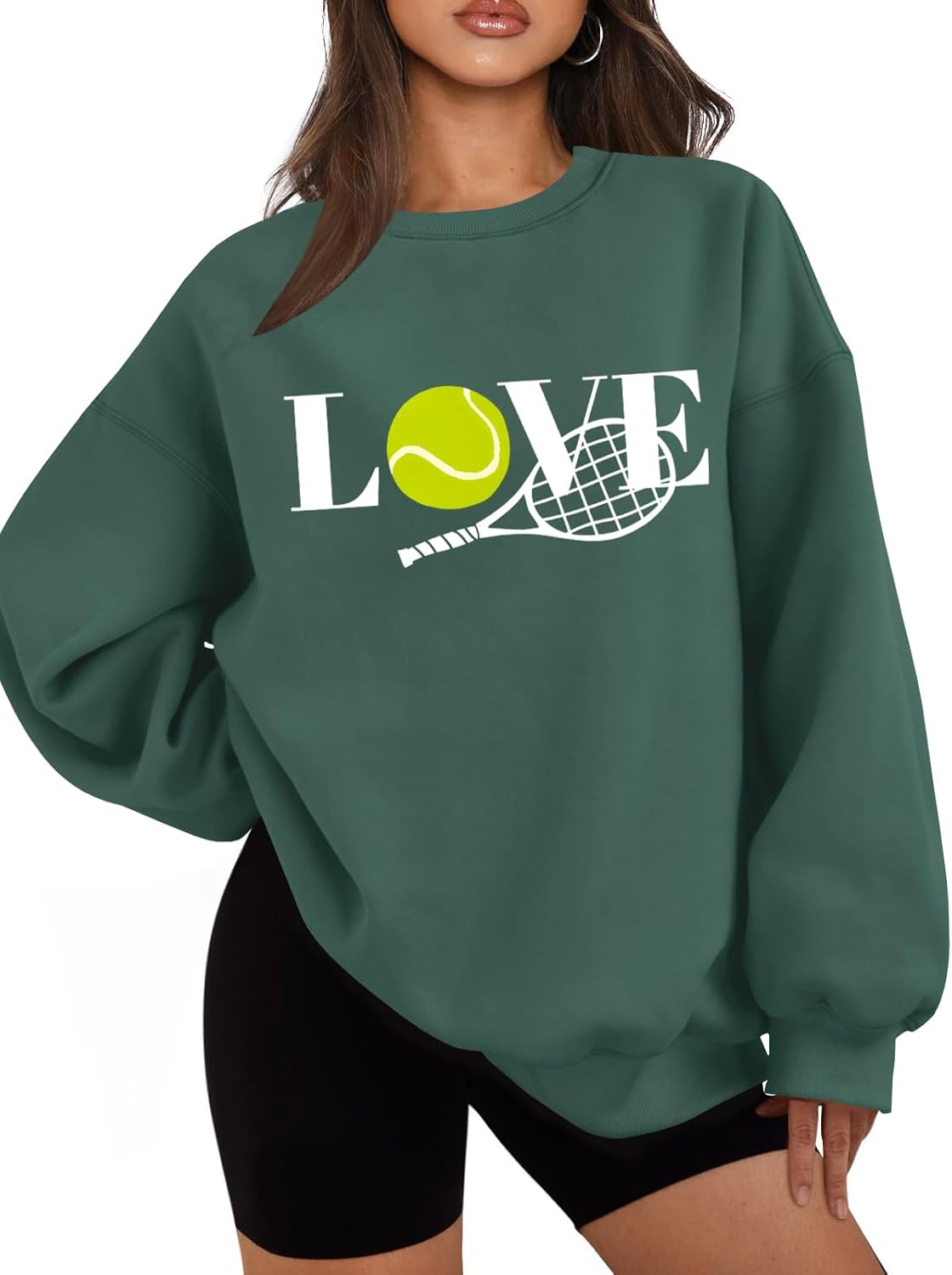 Tennis Sweatshirt Tennis Sweater Women Long Sleeve Unisex Shirts Gift for Tennis Player