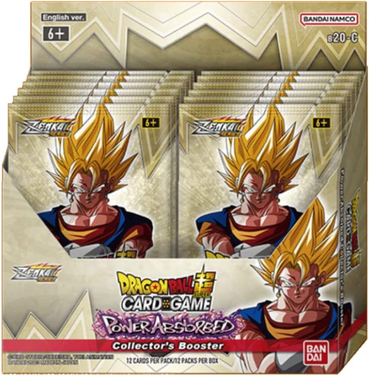 BANDAI NAMCO Entertainment Dragon Ball Super Card Game Power Absorbed Collector's Booster Display B20-C (12 sobres) - ESP