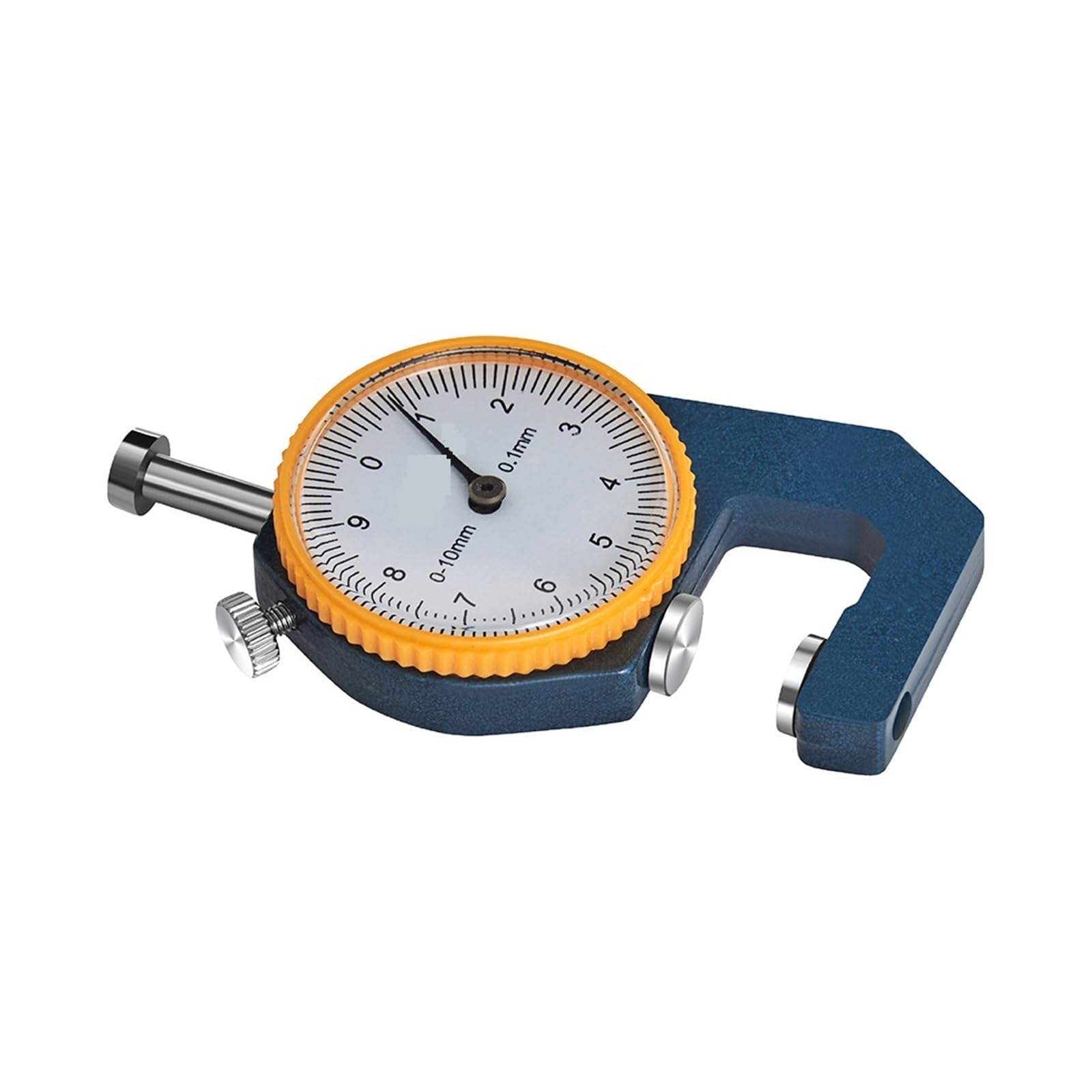 Miernik Grubości 0-10mm 0-20mm Płaska Końcówka Zakrzywiona Tkaniny Skórzany Folii Wyświetlacz Cyfrowy Elektroniczny(0-20mm (0.1mm)-02)