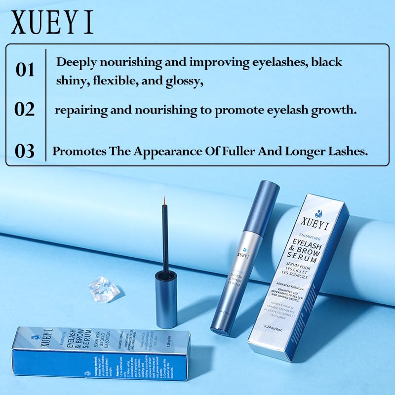 Advanced Eyelash Serum for Thicker, Longer & Longer Looking Eyelashes and Eyebrows, Vegan & Cruelty-Free, Thicker Lash Enhancing Serum. (4mL) - Image 2