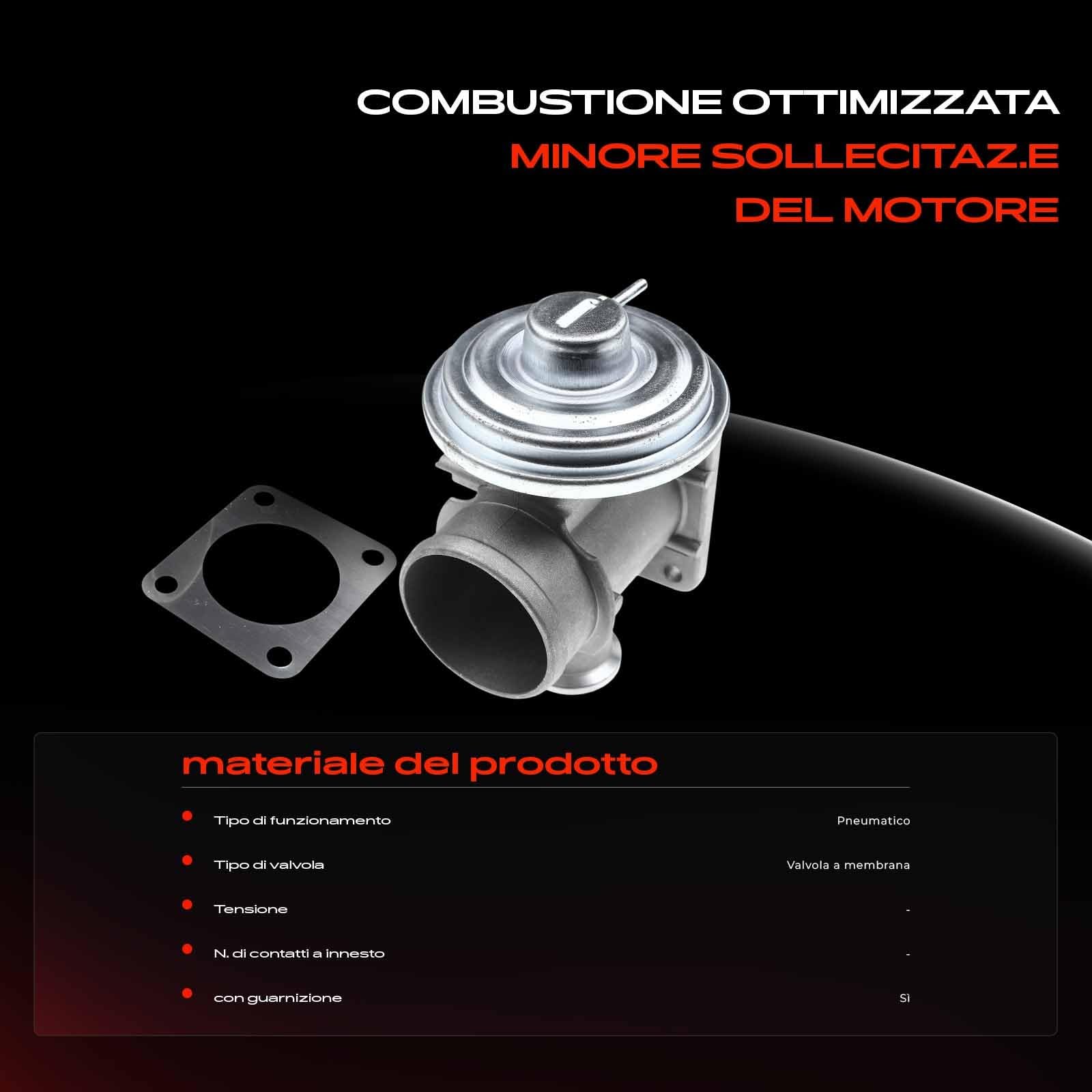 Frankberg Valvola EGR (valvola di ricircolo dei gas di scarico) | 11717804378, Compatibile con: Serie 3 E46, X5 E53, Serie 3 Cabrio E46, Serie 7 E65 E66 E67, Serie 3 Coupé E46, Serie 5 E39