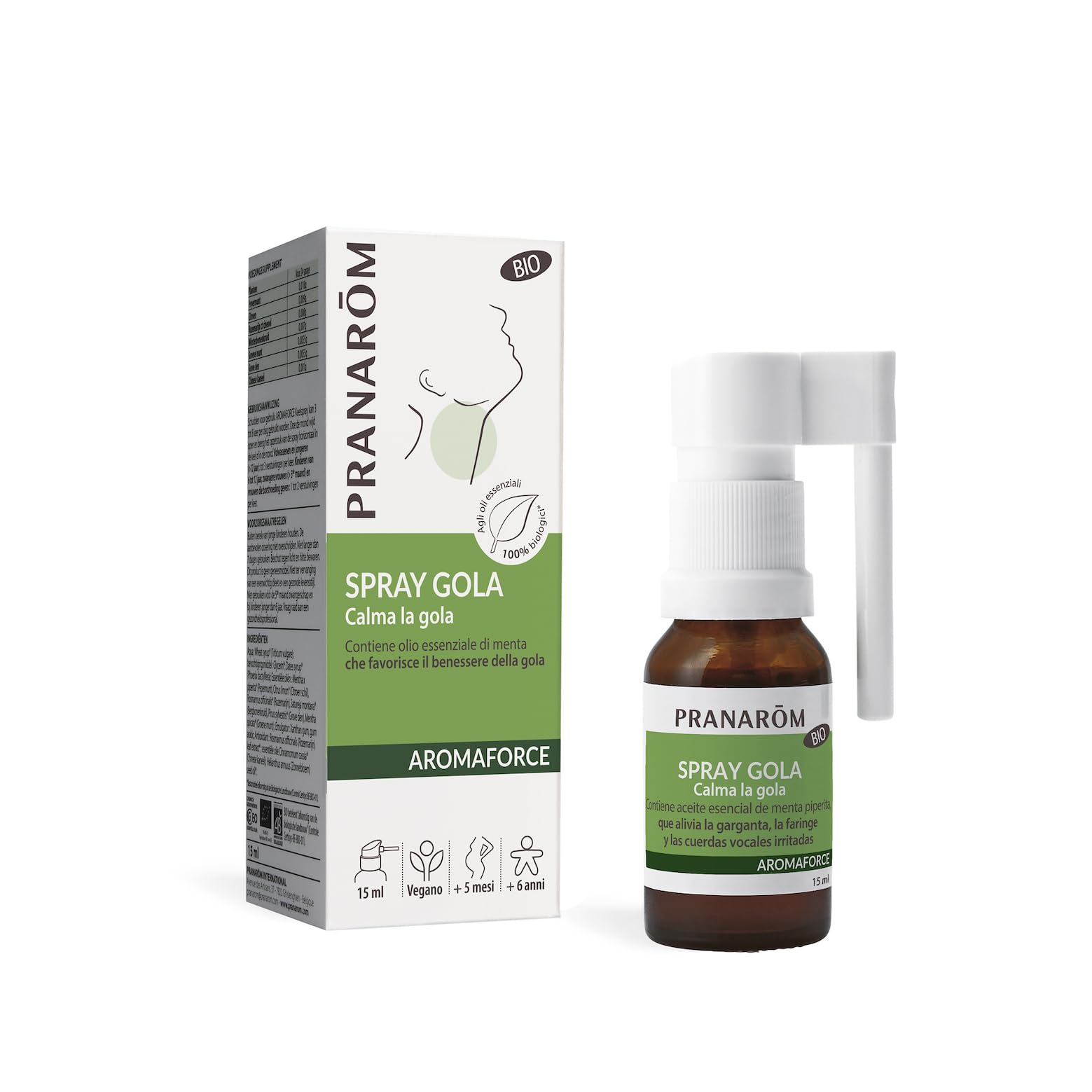 PranarôM Aromaforce Spray Garganta Bio 15Ml-image