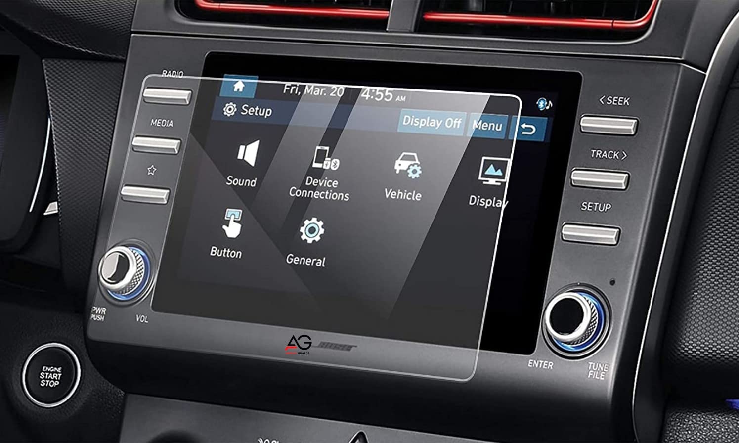 AnDeal Guards HYUNDAI CRETA 2020 (8 INCH) Car Infotainment System ...