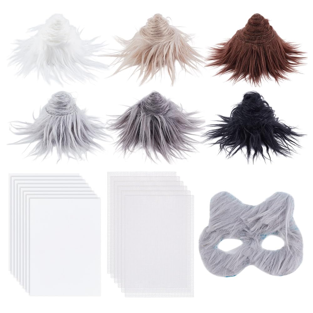 NBRADS 20Pcs 6 Colors DIY Therian MaskMaterial Kit